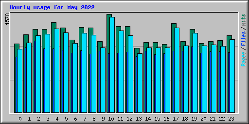 Hourly usage for May 2022